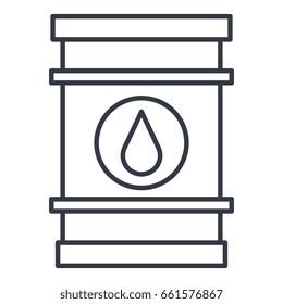 oil barrel isolated icon