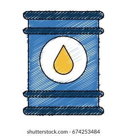 oil barrel isolated icon