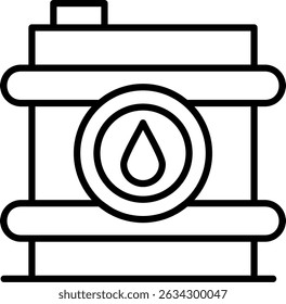 Oil Barrel New Creative Icon Design Vector
