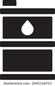 Oil Barrel Petroleum Droplet Energy Icon