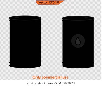 Oil barrel, petroleum drums logo, icon. Oil stocks, industry concept. 