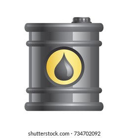 Oil Barrel -  of the Realistic Icons Collection. A professional, realistic, pixel aligned icon.