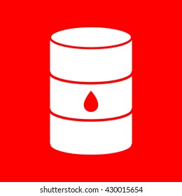 Oil barrel sign