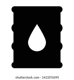 oil barrel simple icon vector