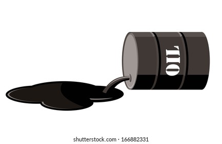 Oil Barrel Spill