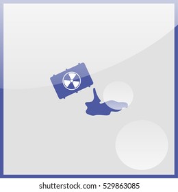 Oil barrel spill.