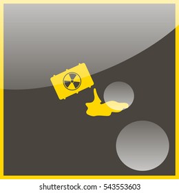 Oil barrel spill.