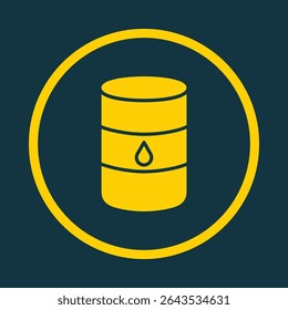 Oil Barrel trendy vector art design handsome amazing design colorful useful illustration.eps