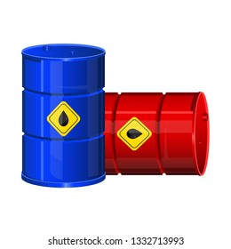 Oil barrel vector design illustration