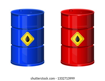 Oil barrel vector design illustration