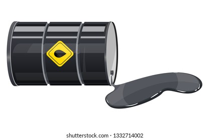 Oil barrel vector design illustration