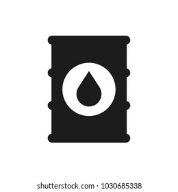 oil barrel vector icon