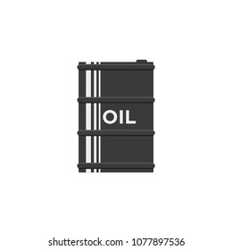 oil barrel vector icon 