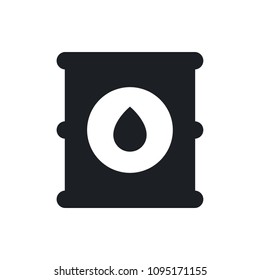 oil barrel vector icon