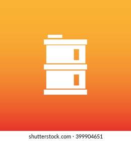 oil barrel vector icon