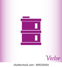 oil barrel vector icon
