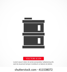 oil barrel vector icon
