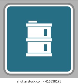 oil barrel vector icon
