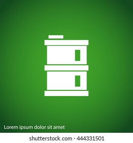 oil barrel vector icon
