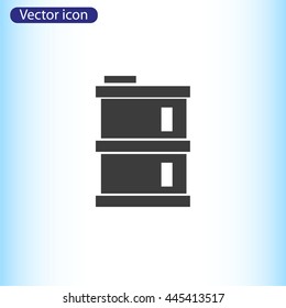 oil barrel vector icon
