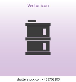 oil barrel vector icon
