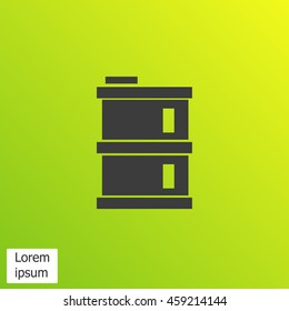 oil barrel vector icon
