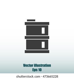 oil barrel vector icon