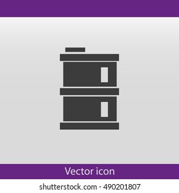 oil barrel vector icon