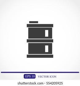 oil barrel vector icon