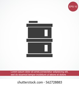 oil barrel vector icon