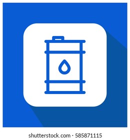 Oil barrel vector icon