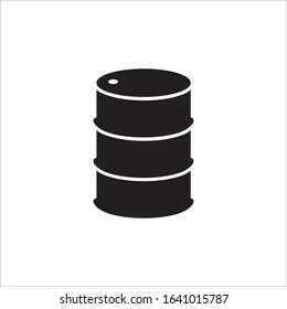 Oil barrel vector icon. Crude oil flat sign design. Oil can symbol pictogram