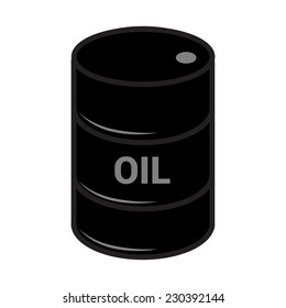 Oil barrel, vector illustration
