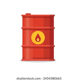 Oil barrels fuel vector illustration