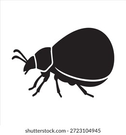 Escarabajo de aceite ilustración Arte vectorial de una silueta