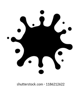 Oil blast sign - vector