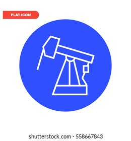 oil bore vector icon