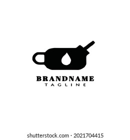 oil bottle car logo icon design modern vector illustration