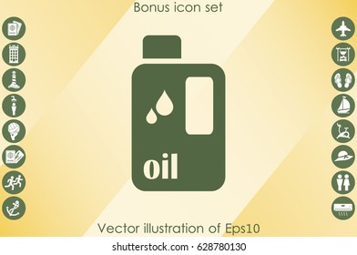 oil bottle icon