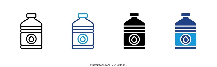 Oil Bottle Icon Element For Design