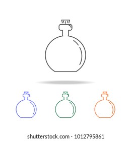 oil bottle icon. Element of kitchen accessories multi colored icons for mobile concept and web apps. Thin line icon for website design and development. Premium icon on white background