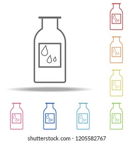 oil bottle icon. Elements of kitchen in multi color style icons. Simple icon for websites, web design, mobile app, info graphics