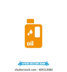 oil bottle icon eps10
