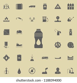 oil bottle icon. Oil icons universal set for web and mobile