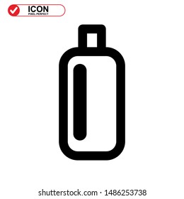 oil bottle icon isolated sign symbol vector illustration - high quality black style vector icons
