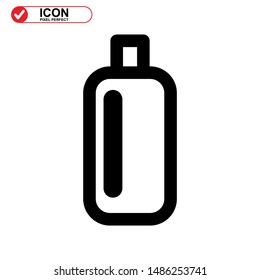 oil bottle icon isolated sign symbol vector illustration - high quality black style vector icons
