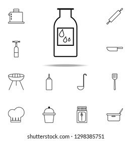 oil bottle icon. kitchen icons universal set for web and mobile