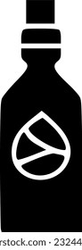 Oil bottle icon vector, filled flat sign, solid pictogram isolated on sign, symbol, vector, art