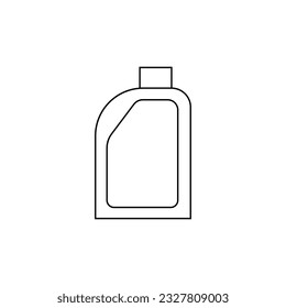 diseño del logotipo de la ilustración del vector del icono de la botella de aceite