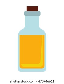 oil bottle isolated icon vector illustration design